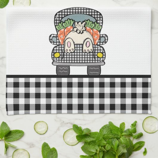 Bunny Hop Theedoek (Gevouwen)