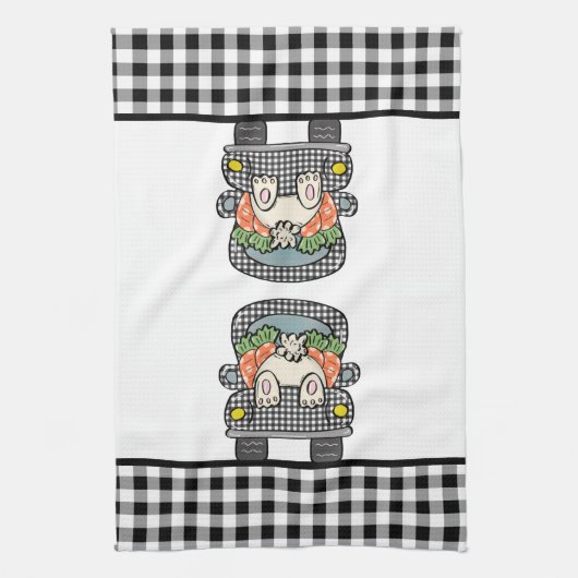 Bunny Hop Theedoek (Verticaal)