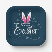 Bunny Hops & Easter Joy Papieren Bordje (Voorkant)