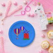 Bunny Hot Air ballon #1 Bord papier (Feest)