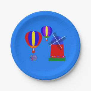 Bunny Hot Air ballon #1 Bord papier