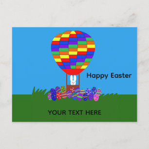 Bunny Hot Air ballon #2 Briefkaart