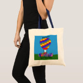 Bunny Hot Air ballon #2 Canvas tas (Voorkant (product))
