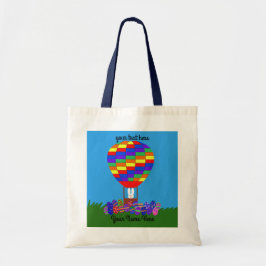 Bunny Hot Air ballon #2 Canvas tas