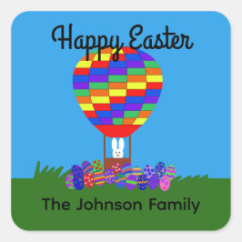 Bunny Hot Air ballon #2 Sticker