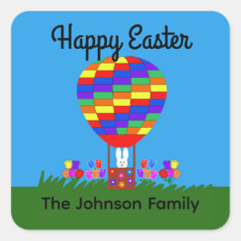 Bunny Hot Air ballon #3 Sticker