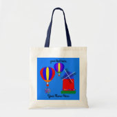 Bunny Hot Air Balloon #1 Canvas tas (Voorkant)