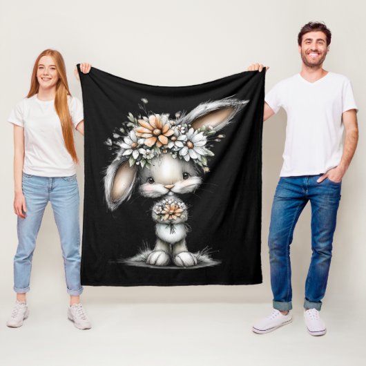 Bunny houdt van je fleece deken (In situ)