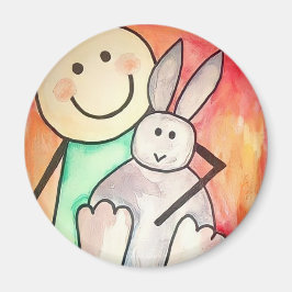 Bunny Hug Magneet