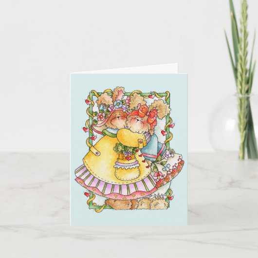 Bunny Hug - Valentijn Kaart (Voorkant)