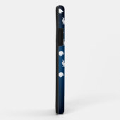 Bunny Hugger iPhone 5 Hoesje (Donker/Lichtblauw) (Achterkant/rechts)