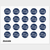 Bunny Hugger Sticker (Marineblauw) (Vel)
