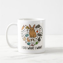 Bunny "Ik Doe Wat Ik Wil" Boodschappentas – Grappi