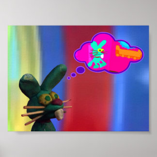 Bunny Imagines die worden geanimeerd Poster
