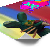 Bunny Imagines die worden geanimeerd Poster (Hoek)