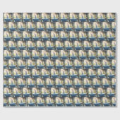 Bunny in bubbelbad cadeaupapier (Vlak)