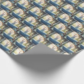 Bunny in bubbelbad cadeaupapier (Hoek)