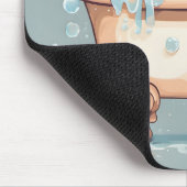 Bunny in bubbelbad muismat (Hoek)