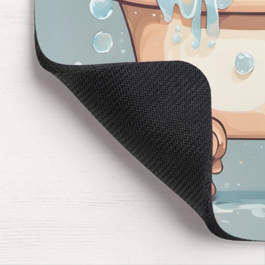 Bunny in bubbelbad muismat (Hoek)