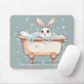 Bunny in bubbelbad muismat (Met muis)