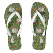 Bunny in de Briar Patch Chintz Teenslippers (Voetbed)