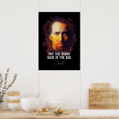 Bunny in de doos cameron Po AIR Poster (Keuken)