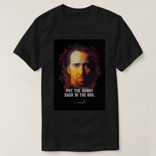 Bunny in de doos - Kamerpaal [CON AIR] T-shirt (Design voorkant)