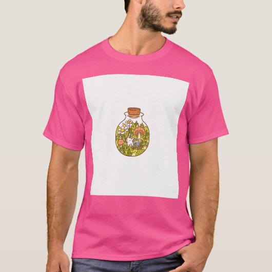 Bunny in een fles t-shirt (Voorkant)
