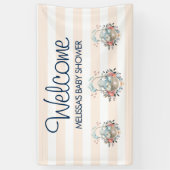 Bunny in een Jurk Baby shower Spandoek (Verticaal)