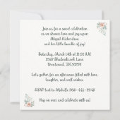 Bunny in een jurk kaart (Achterkant)