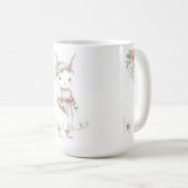 Bunny in een jurk koffiemok (Voorkant rechts)