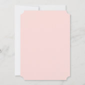 Bunny in een luchtballon Baby shower Kaart (Achterkant)