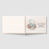  Bunny in een mand met  Flowers Gastenboek (Volledig)