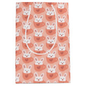 Bunny in een Mok Gift Bag Medium Cadeauzakje (Voorkant)
