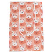 Bunny in een Mok Gift Bag Medium Cadeauzakje (Achterkant)