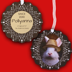 Bunny in een Pet Ornament Kaart