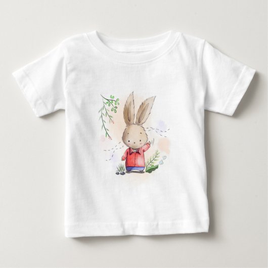 Bunny in een rood Shirt (Voorkant)