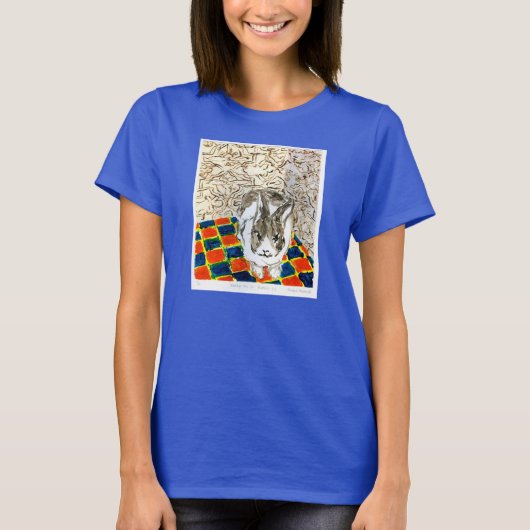 Bunny in een Room III Women's T Shirt (Voorkant)