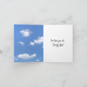 Bunny in Grass bedankt Kaart (Binnen)