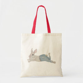 Bunny in Jeans Tote Bag
