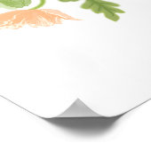 Bunny in papavers (pastel) poster (Hoek)