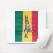 Bunny in Rasta Kleuren: Een vleugje Groovy Muismat (Met muis)