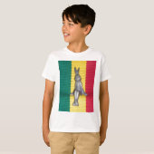 Bunny in Rasta Kleuren: Een vleugje Groovy T-shirt (Voorkant volledig)