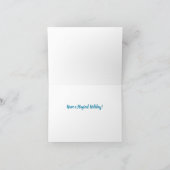 Bunny in Snowy Bossen, kerstkaart Feestdagen Kaart (Binnen)