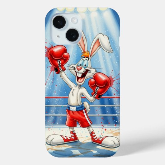 Bunny in the Boxing Ring, by Natasha Us Case-Mate iPhone Case (Achterkant)