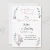 Bunny Invitation, 1, Birthday, 2, Bunny Kaart (Voorkant)