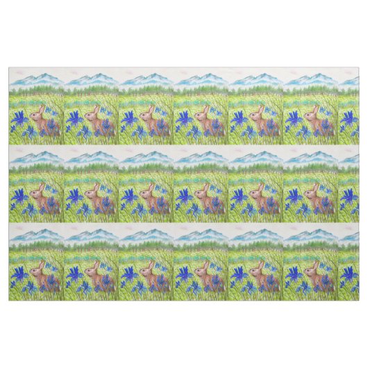 Bunny Iris Fields Stof (Fat Quarter)