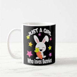Bunny is gewoon een meisje dat van Bunnies Cute Ra Koffiemok