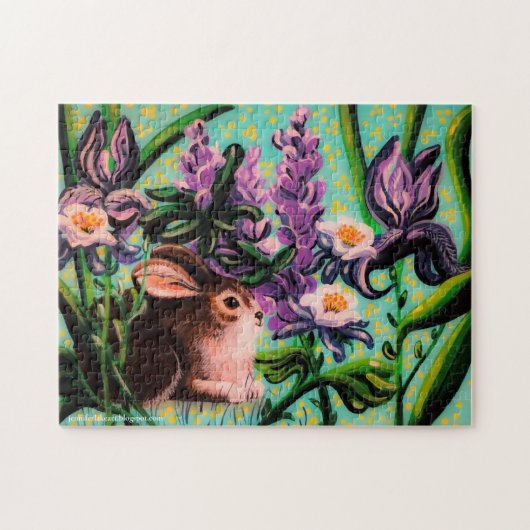 Bunny is Iris Puzzle Legpuzzel (Horizontaal)