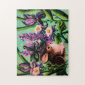 Bunny is Iris Puzzle Legpuzzel (Verticaal)